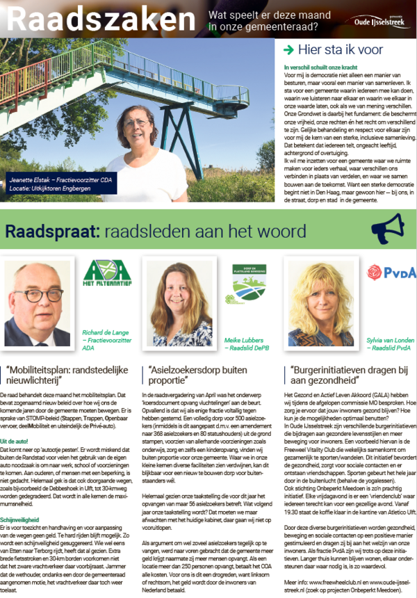 Raadspagina mei 2025